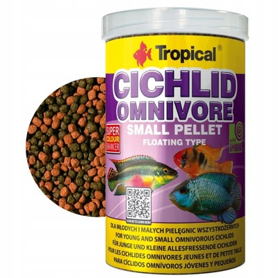 TROPICAL Cichlid OMNIVORE small pellet
