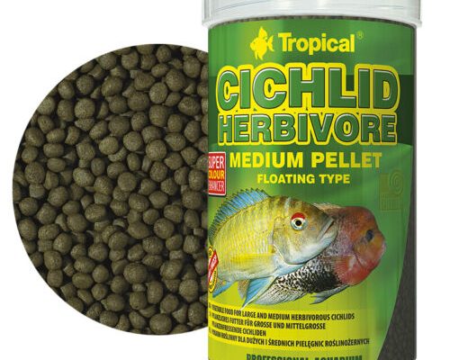 TROPICAL Cichlid HERBIVORE medium pellet 1000mL
