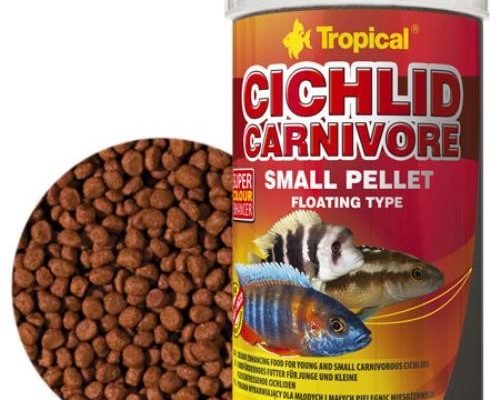 TROPICAL Cichlid CARNIVORE small pellet 1000mL