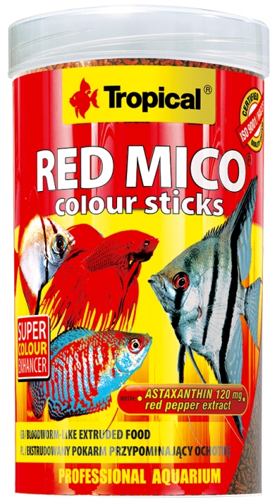 TROPICAL Red Mico colour sticks